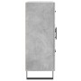 Aparador de madera de ingeniería gris hormigón 69,5x34x90 cm de vidaXL, Aparadores - Ref: Foro24-827944, Precio: 96,16 €, Des...