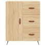 Aparador de madera de ingeniería roble Sonoma 69,5x34x90 cm de vidaXL, Aparadores - Ref: Foro24-827887, Precio: 87,70 €, Desc...