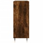 Aparador de madera de ingeniería roble ahumado 69,5x34x90 cm de vidaXL, Aparadores - Ref: Foro24-827961, Precio: 81,12 €, Des...