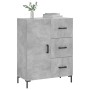 Concrete gray engineered wood sideboard 69.5x34x90 cm by vidaXL, Sideboards - Ref: Foro24-827920, Price: 92,89 €, Discount: %