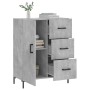 Concrete gray engineered wood sideboard 69.5x34x90 cm by vidaXL, Sideboards - Ref: Foro24-827920, Price: 92,89 €, Discount: %