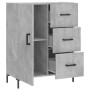 Concrete gray engineered wood sideboard 69.5x34x90 cm by vidaXL, Sideboards - Ref: Foro24-827920, Price: 92,89 €, Discount: %