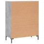 Aparador de madera de ingeniería gris hormigón 69,5x34x90 cm de vidaXL, Aparadores - Ref: Foro24-827920, Precio: 92,89 €, Des...