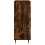 Aparador de madera de ingeniería roble ahumado 69,5x34x90 cm de vidaXL, Aparadores - Ref: Foro24-827897, Precio: 90,47 €, Des...