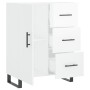 Bright white plywood sideboard 69.5x34x90 cm by vidaXL, Sideboards - Ref: Foro24-827942, Price: 106,14 €, Discount: %