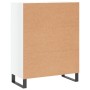 Bright white plywood sideboard 69.5x34x90 cm by vidaXL, Sideboards - Ref: Foro24-827942, Price: 106,14 €, Discount: %