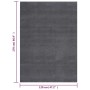 Soft short pile washable anthracite rug 120x170 cm by vidaXL, Rugs - Ref: Foro24-342189, Price: 45,82 €, Discount: %