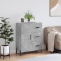 Engineered wood sideboard in concrete grey 69.5x34x90 cm by vidaXL, Sideboards - Ref: Foro24-827928, Price: 99,73 €, Discount: %