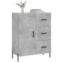 Aparador de madera de ingeniería gris hormigón 69,5x34x90 cm de vidaXL, Aparadores - Ref: Foro24-827928, Precio: 99,73 €, Des...