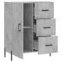 Aparador de madera de ingeniería gris hormigón 69,5x34x90 cm de vidaXL, Aparadores - Ref: Foro24-827928, Precio: 99,73 €, Des...