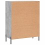 Graues Sideboard aus Holzwerkstoff Beton 69,5x34x90 cm von vidaXL, Sideboards - Ref: Foro24-827928, Preis: 100,20 €, Rabatt: %