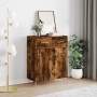 Smoked oak engineered wood sideboard 69.5x34x90 cm by vidaXL, Sideboards - Ref: Foro24-827969, Price: 79,92 €, Discount: %