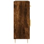 Aparador de madera de ingeniería roble ahumado 69,5x34x90 cm de vidaXL, Aparadores - Ref: Foro24-827969, Precio: 79,92 €, Des...