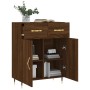 Engineered wood brown oak sideboard 69.5x34x90 cm by vidaXL, Sideboards - Ref: Foro24-827963, Price: 83,66 €, Discount: %