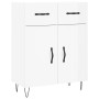 Glossy white plywood sideboard 69.5x34x90 cm by vidaXL, Sideboards - Ref: Foro24-827974, Price: 86,87 €, Discount: %