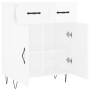 Glossy white plywood sideboard 69.5x34x90 cm by vidaXL, Sideboards - Ref: Foro24-827974, Price: 86,87 €, Discount: %