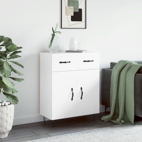 White engineered wood sideboard 69.5x34x90 cm by vidaXL, Sideboards - Ref: Foro24-827972, Price: 85,99 €, Discount: %