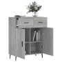 Aparador de madera de ingeniería gris Sonoma 69,5x34x90 cm de vidaXL, Aparadores - Ref: Foro24-828002, Precio: 93,58 €, Descu...