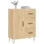 Aparador de madera de ingeniería roble Sonoma 69,5x34x90 cm de vidaXL, Aparadores - Ref: Foro24-827911, Precio: 87,47 €, Desc...