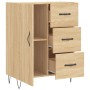 Aparador de madera de ingeniería roble Sonoma 69,5x34x90 cm de vidaXL, Aparadores - Ref: Foro24-827911, Precio: 87,47 €, Desc...