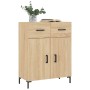 Sonoma Oak Engineered Wood Sideboard 69.5x34x90 cm by vidaXL, Sideboards - Ref: Foro24-827983, Price: 86,54 €, Discount: %