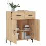 Aparador de madera de ingeniería roble Sonoma 69,5x34x90 cm de vidaXL, Aparadores - Ref: Foro24-827983, Precio: 86,54 €, Desc...