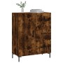 Smoked oak engineered wood sideboard 69.5x34x90 cm by vidaXL, Sideboards - Ref: Foro24-827921, Price: 92,99 €, Discount: %