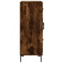 Aparador de madera de ingeniería roble ahumado 69,5x34x90 cm de vidaXL, Aparadores - Ref: Foro24-827921, Precio: 92,89 €, Des...