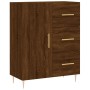 Aparador de madera de ingeniería marrón roble 69,5x34x90 cm de vidaXL, Aparadores - Ref: Foro24-827907, Precio: 90,86 €, Desc...