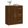 Aparador de madera de ingeniería marrón roble 69,5x34x90 cm de vidaXL, Aparadores - Ref: Foro24-827907, Precio: 90,86 €, Desc...