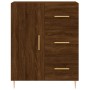 Aparador de madera de ingeniería marrón roble 69,5x34x90 cm de vidaXL, Aparadores - Ref: Foro24-827907, Precio: 90,86 €, Desc...