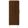 Aparador de madera de ingeniería marrón roble 69,5x34x90 cm de vidaXL, Aparadores - Ref: Foro24-827907, Precio: 90,86 €, Desc...