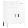 Hochglanzweißes Sperrholz-Sideboard 69,5 x 34 x 90 cm von vidaXL, Sideboards - Ref: Foro24-827990, Preis: 100,36 €, Rabatt: %