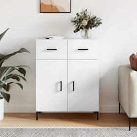 Bright white plywood sideboard 69.5x34x90 cm by vidaXL, Sideboards - Ref: Foro24-827982, Price: 94,99 €, Discount: %