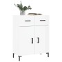 Bright white plywood sideboard 69.5x34x90 cm by vidaXL, Sideboards - Ref: Foro24-827982, Price: 94,97 €, Discount: %