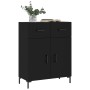 Black engineered wood sideboard 69.5x34x90 cm by vidaXL, Sideboards - Ref: Foro24-827981, Price: 98,48 €, Discount: %