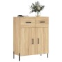 Sonoma Oak Engineered Wood Sideboard 69.5x34x90 cm by vidaXL, Sideboards - Ref: Foro24-827991, Price: 91,75 €, Discount: %