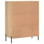 Sonoma Oak Engineered Wood Sideboard 69.5x34x90 cm by vidaXL, Sideboards - Ref: Foro24-827991, Price: 91,75 €, Discount: %