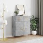 Concrete gray engineered wood sideboard 69.5x34x90 cm by vidaXL, Sideboards - Ref: Foro24-827960, Price: 81,69 €, Discount: %