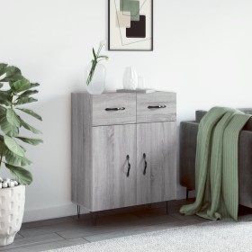 Sonoma gray engineered wood sideboard 69.5x34x90 cm by vidaXL, Sideboards - Ref: Foro24-827978, Price: 82,99 €, Discount: %