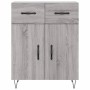 Sonoma-graues Sideboard aus Holzwerkstoff, 69,5 x 34 x 90 cm von vidaXL, Sideboards - Ref: Foro24-827978, Preis: 82,64 €, Rab...