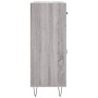 Aparador de madera de ingeniería gris Sonoma 69,5x34x90 cm de vidaXL, Aparadores - Ref: Foro24-827978, Precio: 82,64 €, Descu...