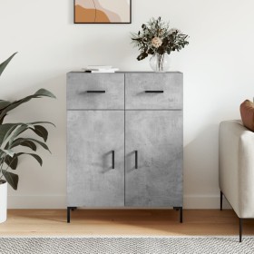 Concrete gray engineered wood sideboard 69.5x34x90 cm by vidaXL, Sideboards - Ref: Foro24-827984, Price: 85,99 €, Discount: %