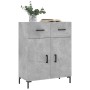 Concrete gray engineered wood sideboard 69.5x34x90 cm by vidaXL, Sideboards - Ref: Foro24-827984, Price: 85,70 €, Discount: %