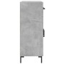 Aparador de madera de ingeniería gris hormigón 69,5x34x90 cm de vidaXL, Aparadores - Ref: Foro24-827984, Precio: 85,70 €, Des...