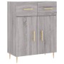 Sonoma gray engineered wood sideboard 69.5x34x90 cm by vidaXL, Sideboards - Ref: Foro24-827970, Price: 82,99 €, Discount: %