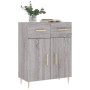 Aparador de madera de ingeniería gris Sonoma 69,5x34x90 cm de vidaXL, Aparadores - Ref: Foro24-827970, Precio: 82,46 €, Descu...