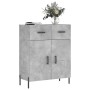 Betongraues Sideboard aus Holzwerkstoff, 69,5 x 34 x 90 cm von vidaXL, Sideboards - Ref: Foro24-827992, Preis: 95,17 €, Rabat...