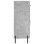 Aparador de madera de ingeniería gris hormigón 69,5x34x90 cm de vidaXL, Aparadores - Ref: Foro24-827992, Precio: 95,17 €, Des...