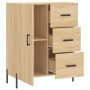 Aparador de madera de ingeniería roble Sonoma 69,5x34x90 cm de vidaXL, Aparadores - Ref: Foro24-827927, Precio: 101,92 €, Des...